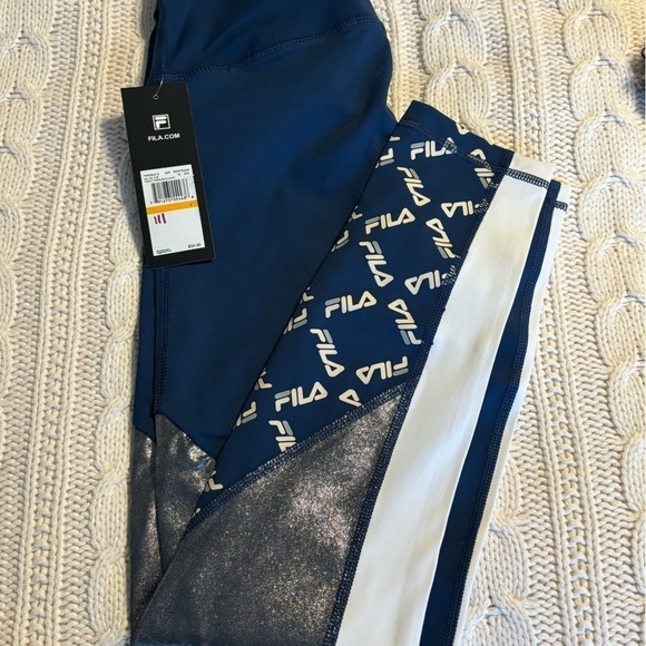 Fila NWT 7/8 Colorblock High Rise Compression Sz XS - Picture 3 of 6